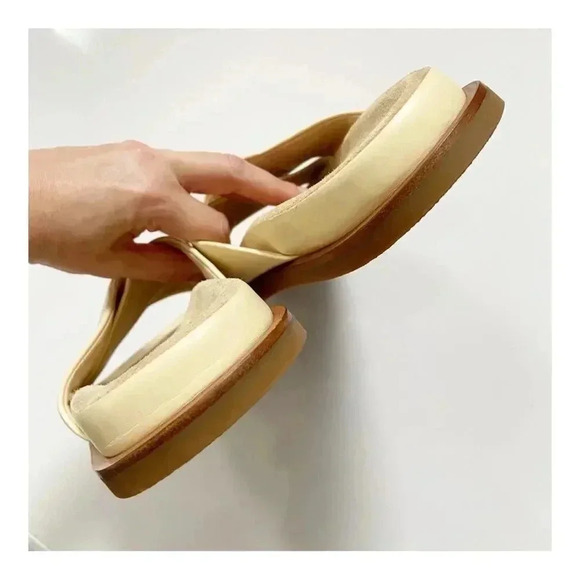 NEW Labucq Mo Leather Slide Sandal size 38 US 7.5-8 - Picture 6 of 9